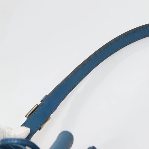 LOUIS VUITTON Epi Petit Noe Shoulder Bag Blue M44105 LV Auth 122238 - Picture 9 of 16